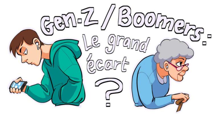 gen z boomers le grand ecart